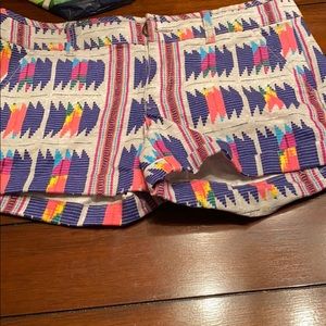 Multicolored shorts with beautiful prints